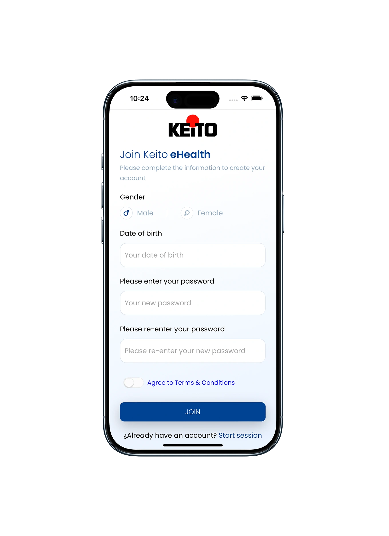 Keito eHealth - Pantalla 5